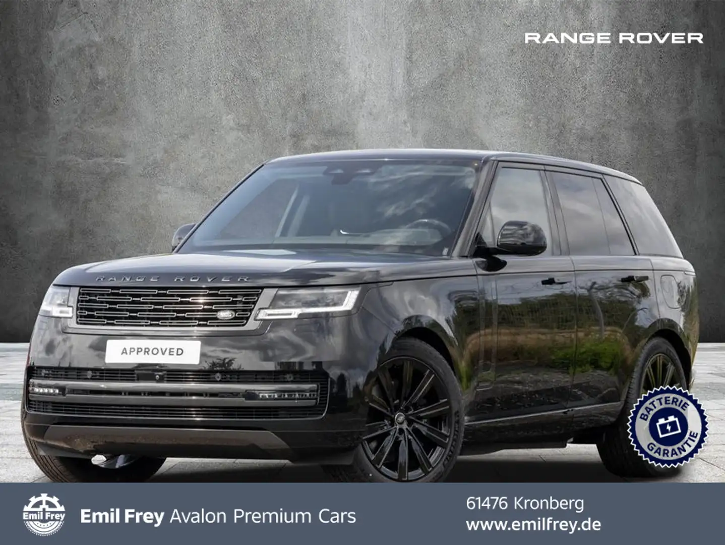 Land Rover Range Rover P550e Hybrid Autobiography 294 kW, 5-t Negro - 1