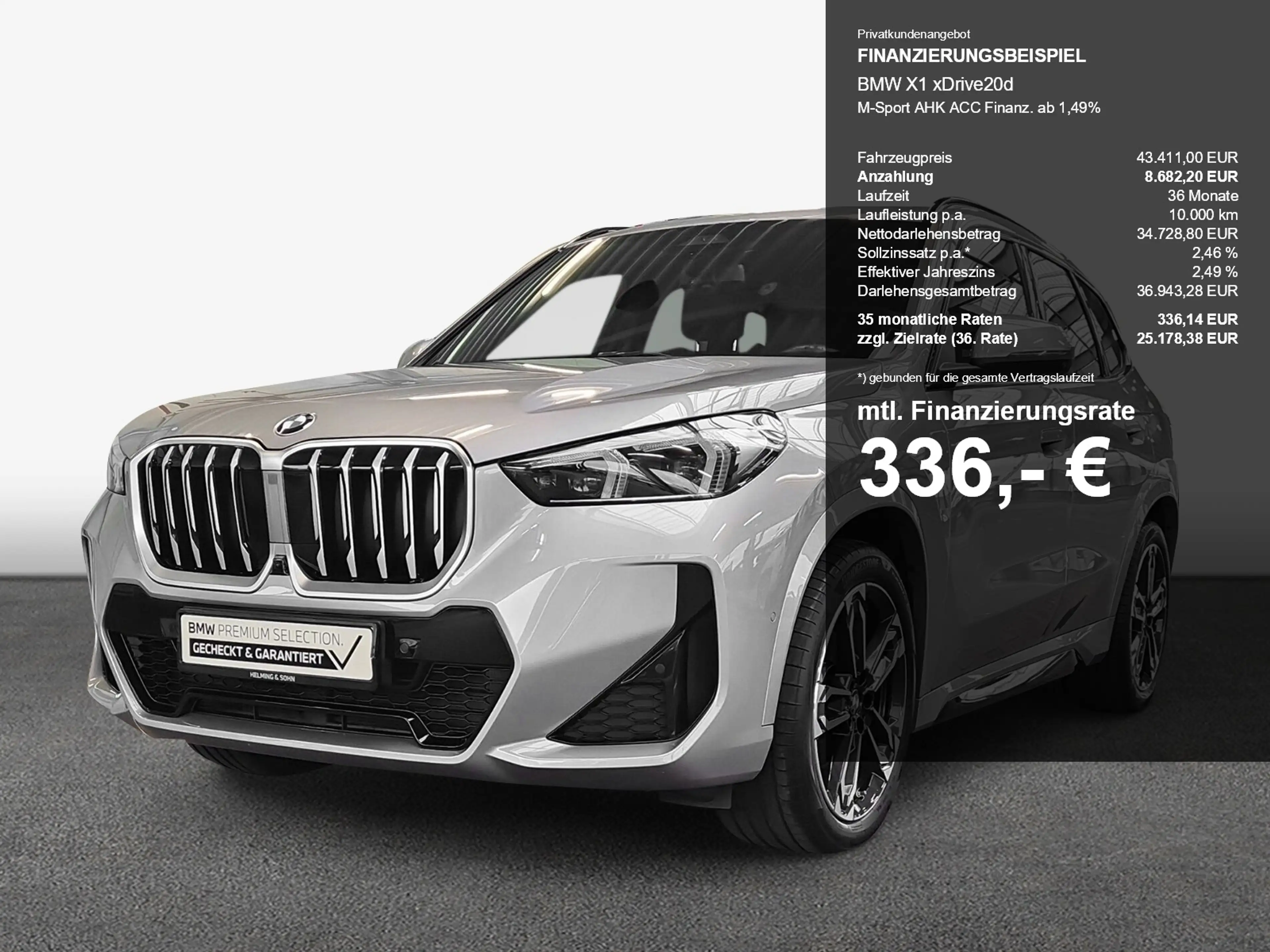 BMW X1 xDrive20d M-Sport AHK ACC Finanz. ab 1,49% — photo 2