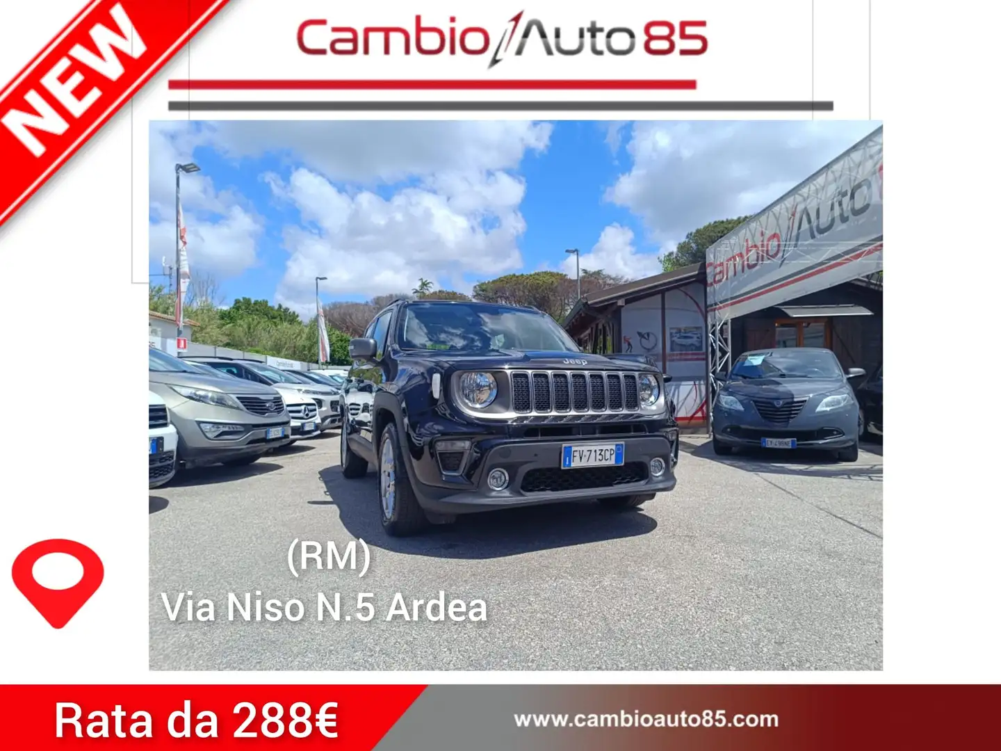 Jeep Renegade Renegade 2019 1.0 t3 Limited 2wd Nero - 1