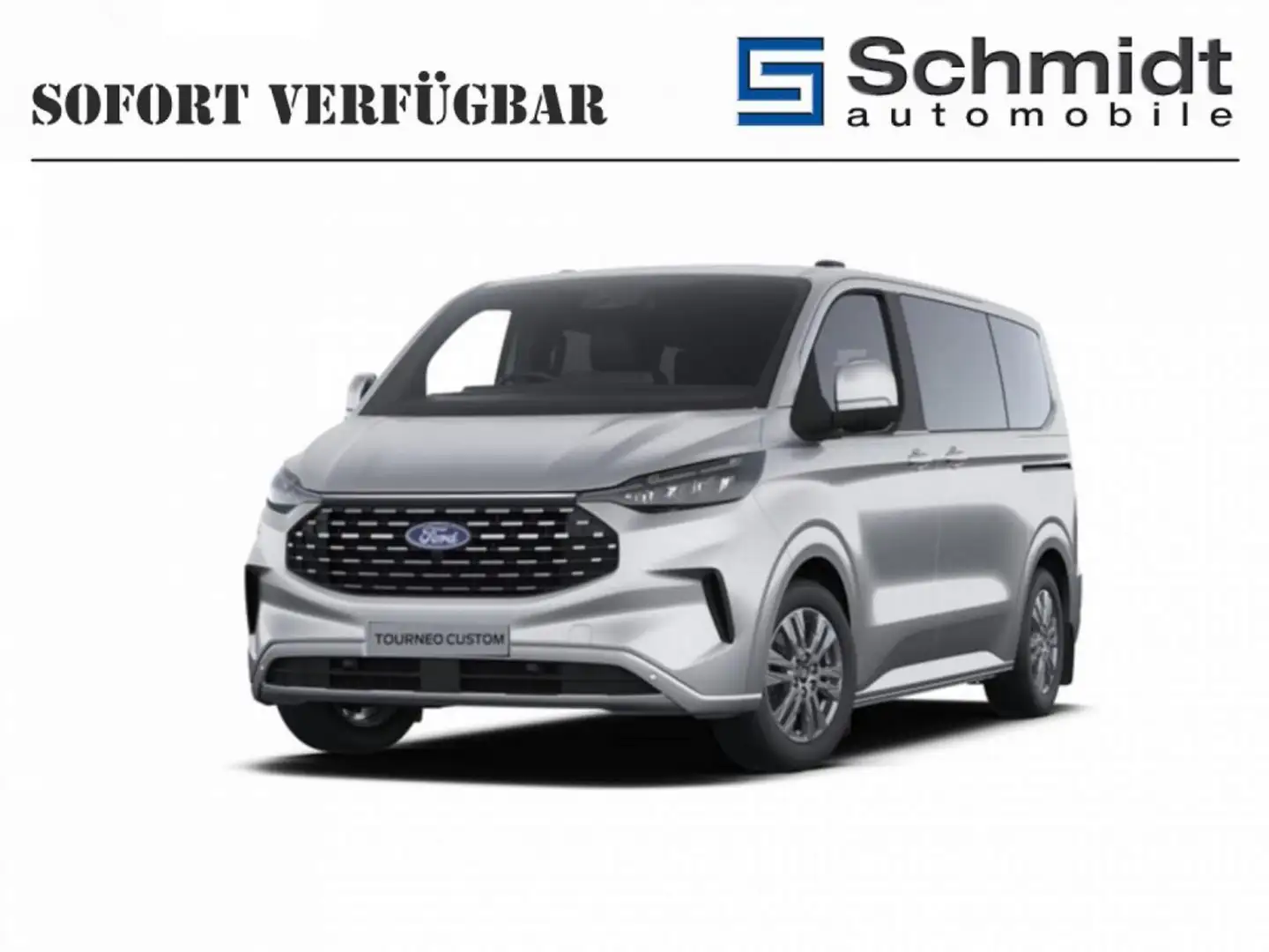 Ford E-Transit Tourneo Custom Limited Titanium 320L1 2,0L Eblue 1 Plateado - 1