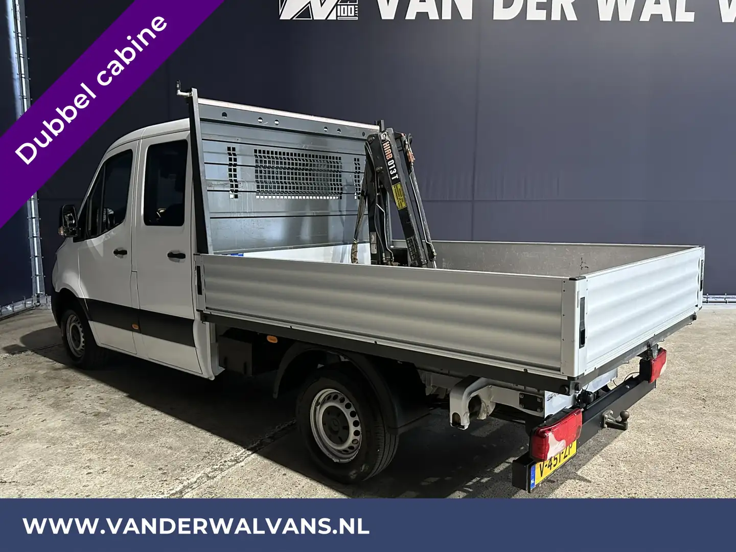 Mercedes-Benz Sprinter 314 CDI 143pk Pick-Up Open Laadbak 1000kg Kraan Du Wit - 2