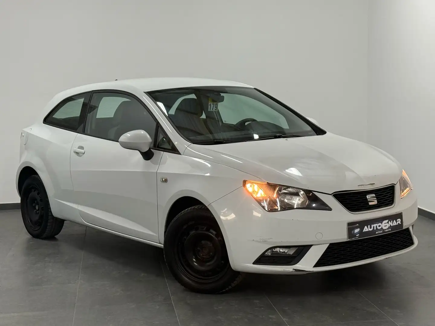 SEAT Ibiza 1.0 TSI Euro6 - Navi - Carnet - 1erMain Blanc - 1
