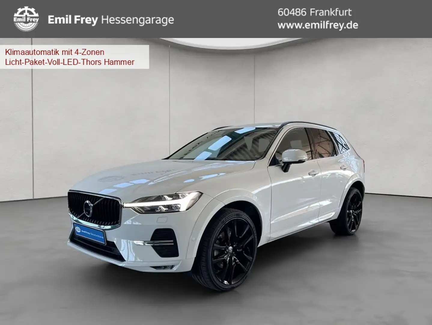Volvo XC60 XC60 B4 Aut Glasd 22'' Luftf 360° Standh HeadUpDis Weiß - 1