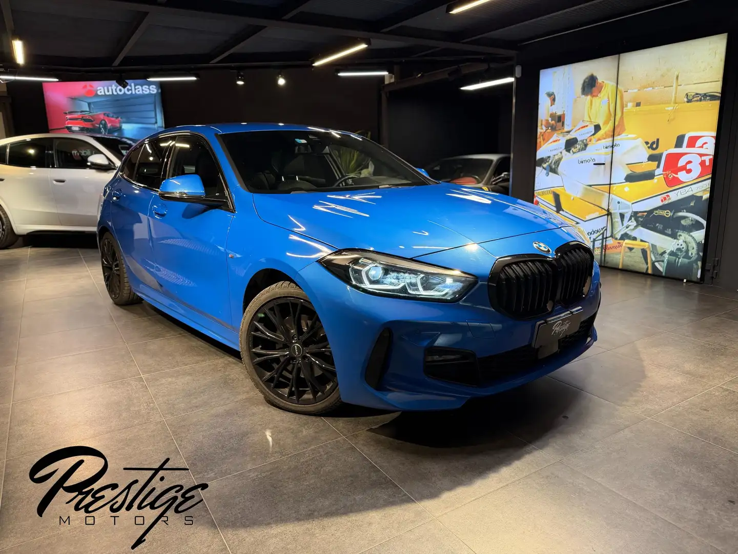 BMW 118 118d Msport auto Blau - 1