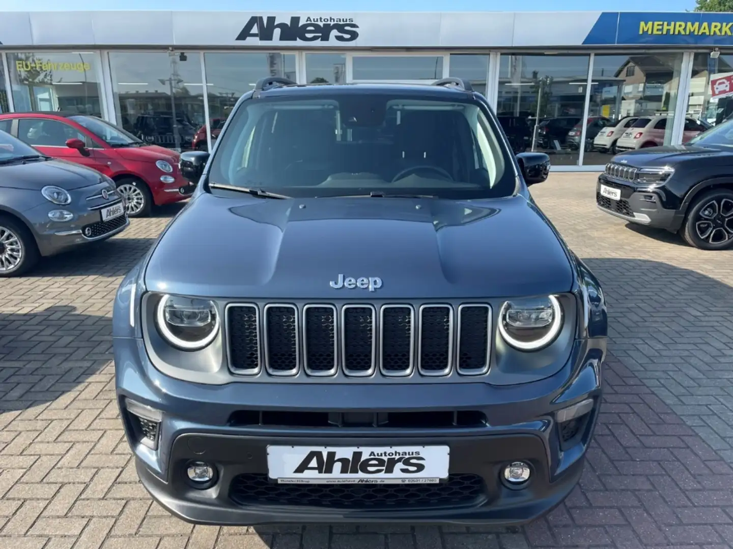 Jeep Renegade Limited+SCHIEBEDACH+LED+NAVI+ACC+SHZ+LHZ+TOTWINKEL Blauw - 2