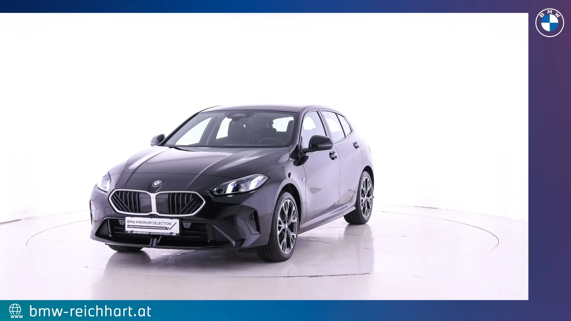 BMW 118 118d Schwarz - 1