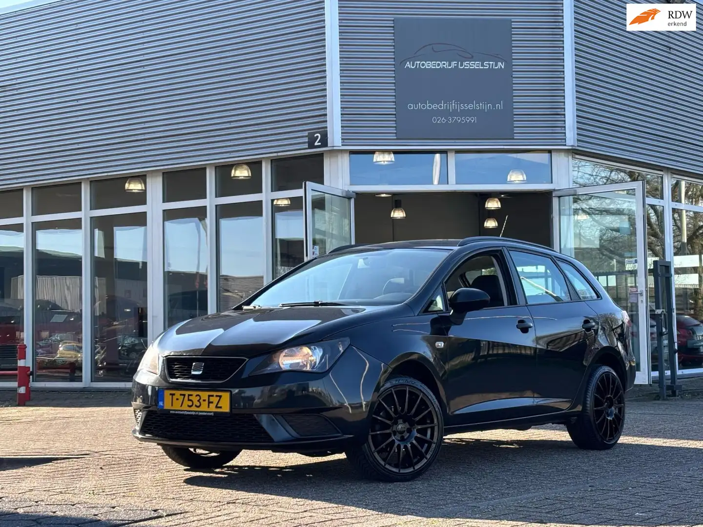 SEAT Ibiza ST 1.4 Style / Airco /Stoelverw. / Elektr.Ramen. Zwart - 1