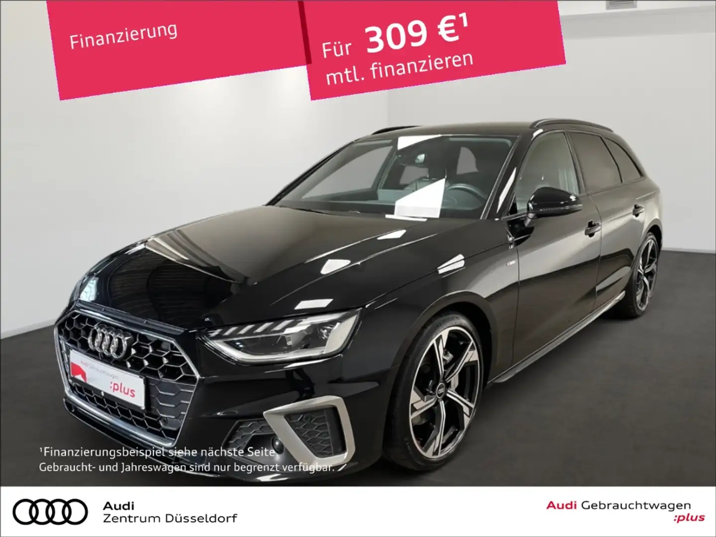 Audi A4 Avant 40 TDI S tronic S-LINE MMI LEDER RFK LED Nero - 1