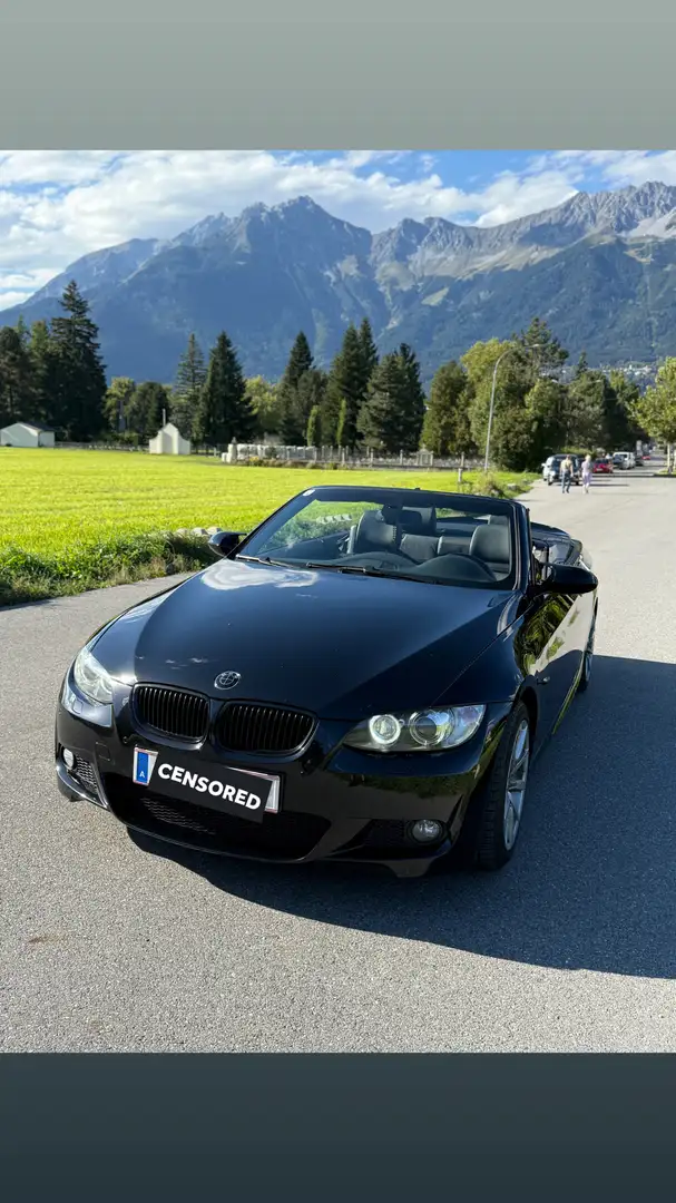 BMW 330 BMW 3er-Reihe E93 330d N57 M-Paket ab Werk Cabrio Schwarz - 1