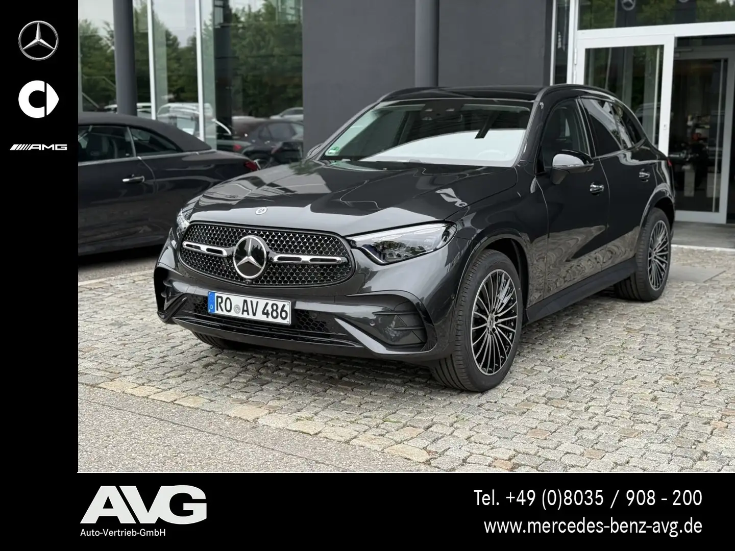Mercedes-Benz GLC 450 GLC 450 d 4M AMG Pano HuD DIGITAL Stndhzg Night Šedá - 1