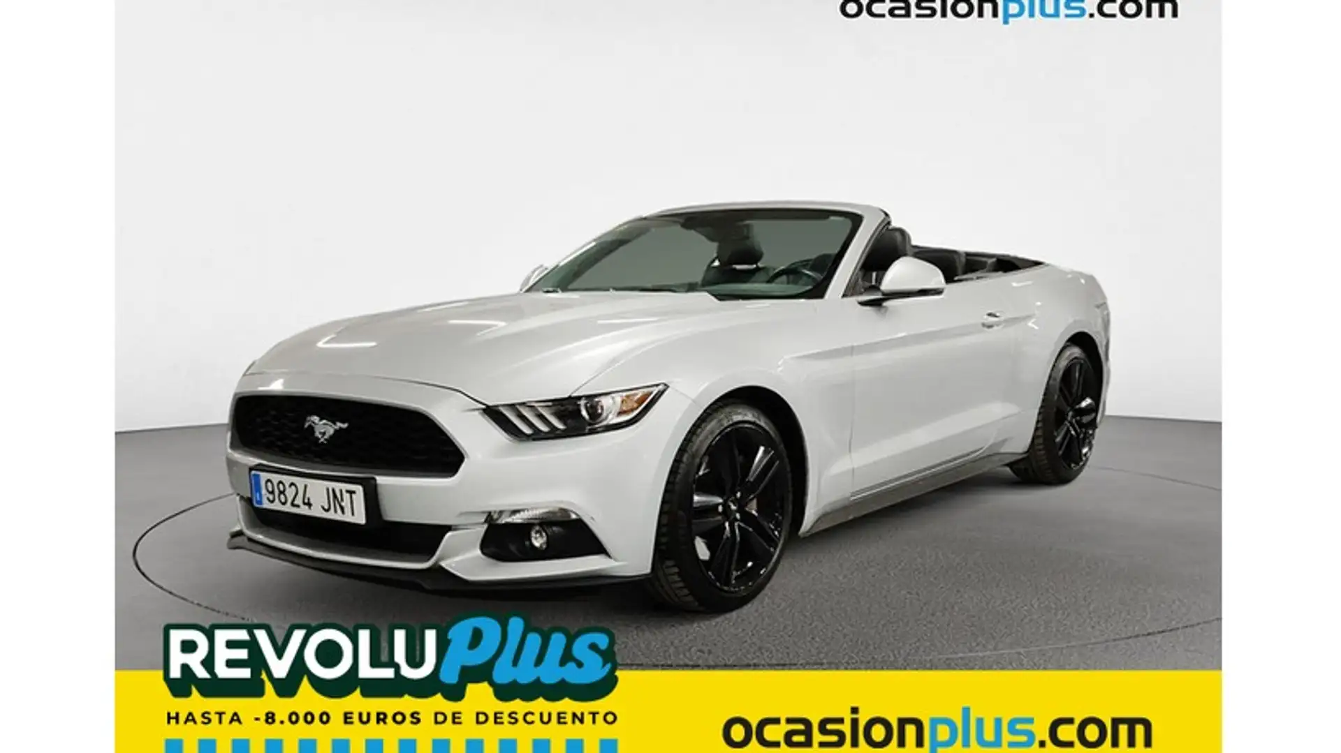 Ford Mustang Convertible 2.3 EcoBoost Aut. Plateado - 1