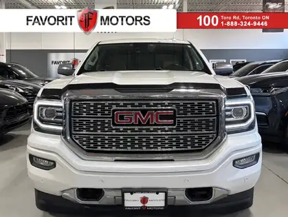 White 2017 GMC Sierra 1500 Denali Crew Cab 4WD Pickup Truck Four-Wheel Drive 8-Speed Automatic