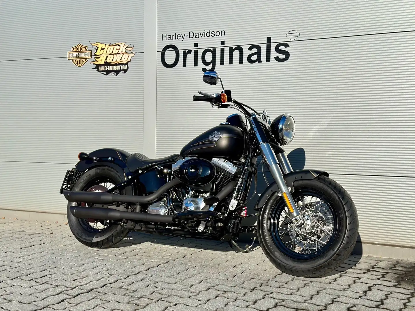 Harley-Davidson Softail Slim Remus, Lacksatz Negru - 2
