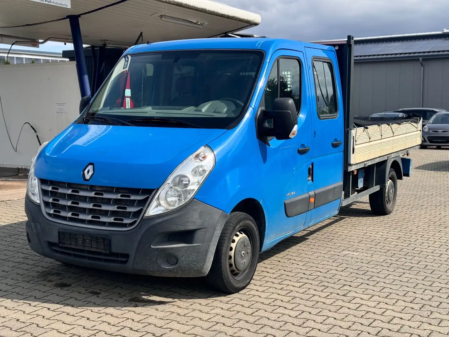 Renault Master III DoKa Pritsche/Fahrgest. L3H1 3,5t Blau - 1