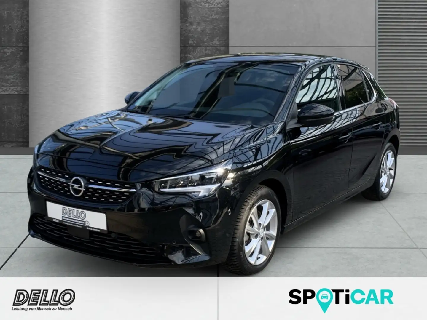 Opel Corsa F Elegance LED Apple CarPlay Android Auto Klimaaut Noir - 1