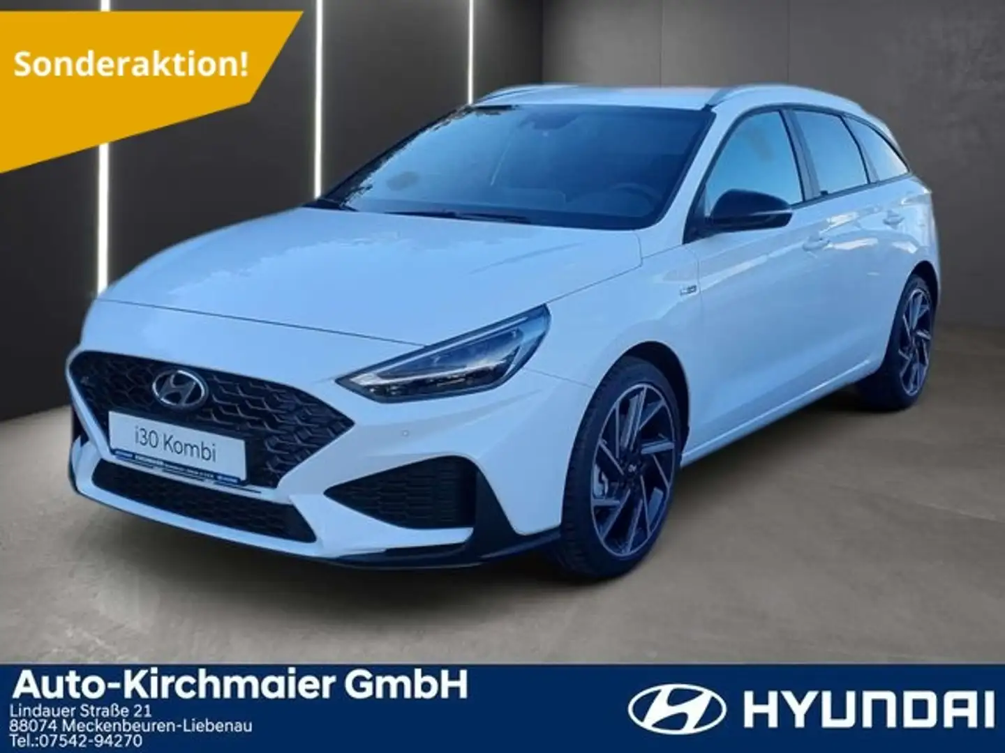 Hyundai i30 Kombi 1.5 T-GDI 48V-Hybrid N-Line Sportpaket Navi Weiß - 1