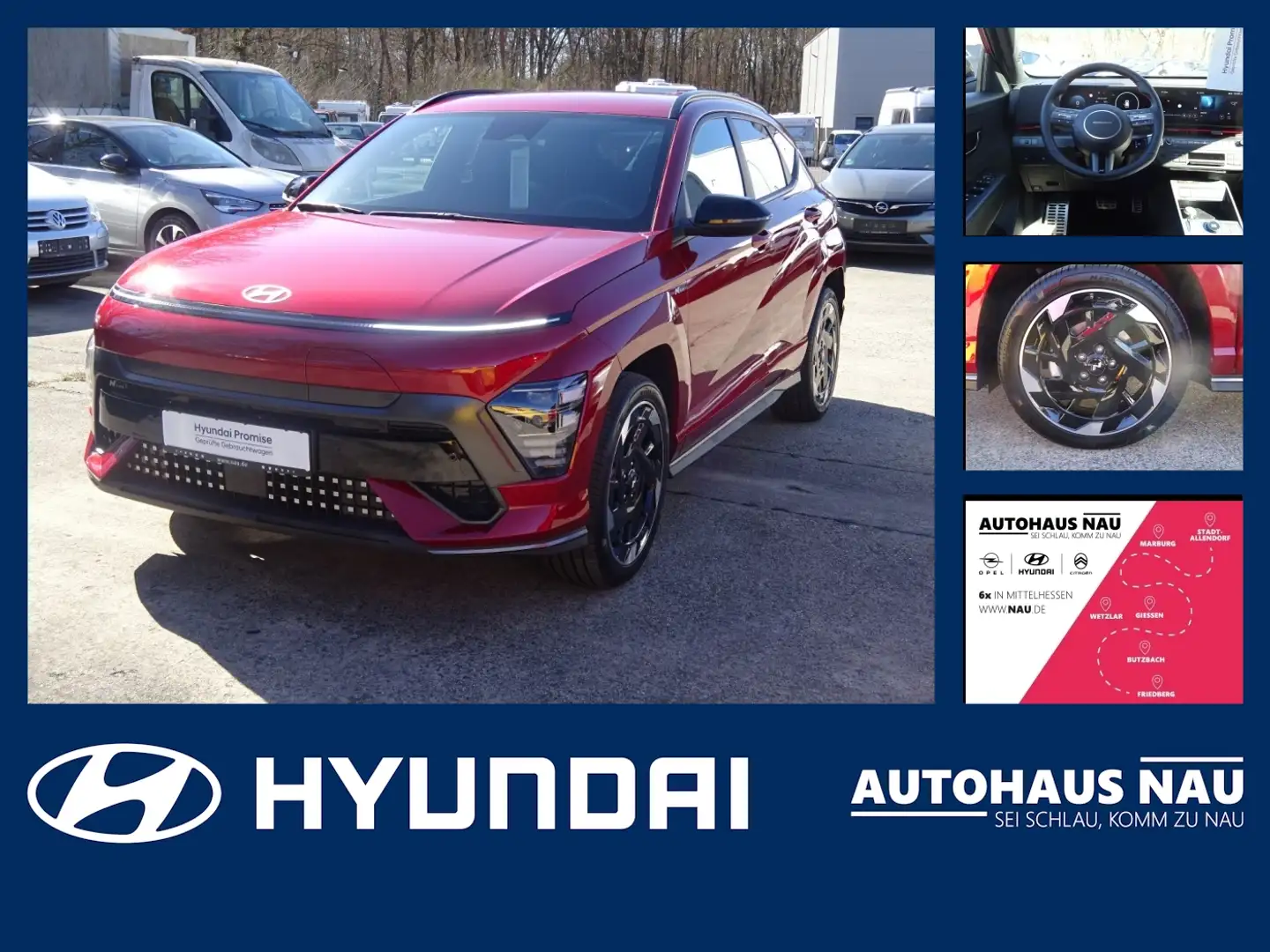 Hyundai KONA N-Line inkl. BigDeal Rot - 1