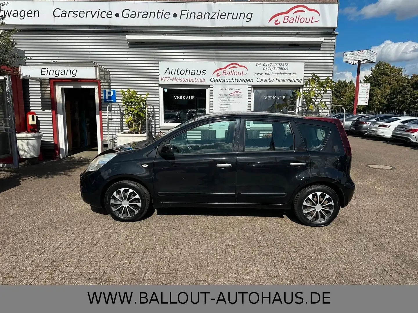 Nissan Note Acenta*2.HAND*KLIMA*BT*AHK*NAVI*TEMPO*EURO5 Schwarz - 1