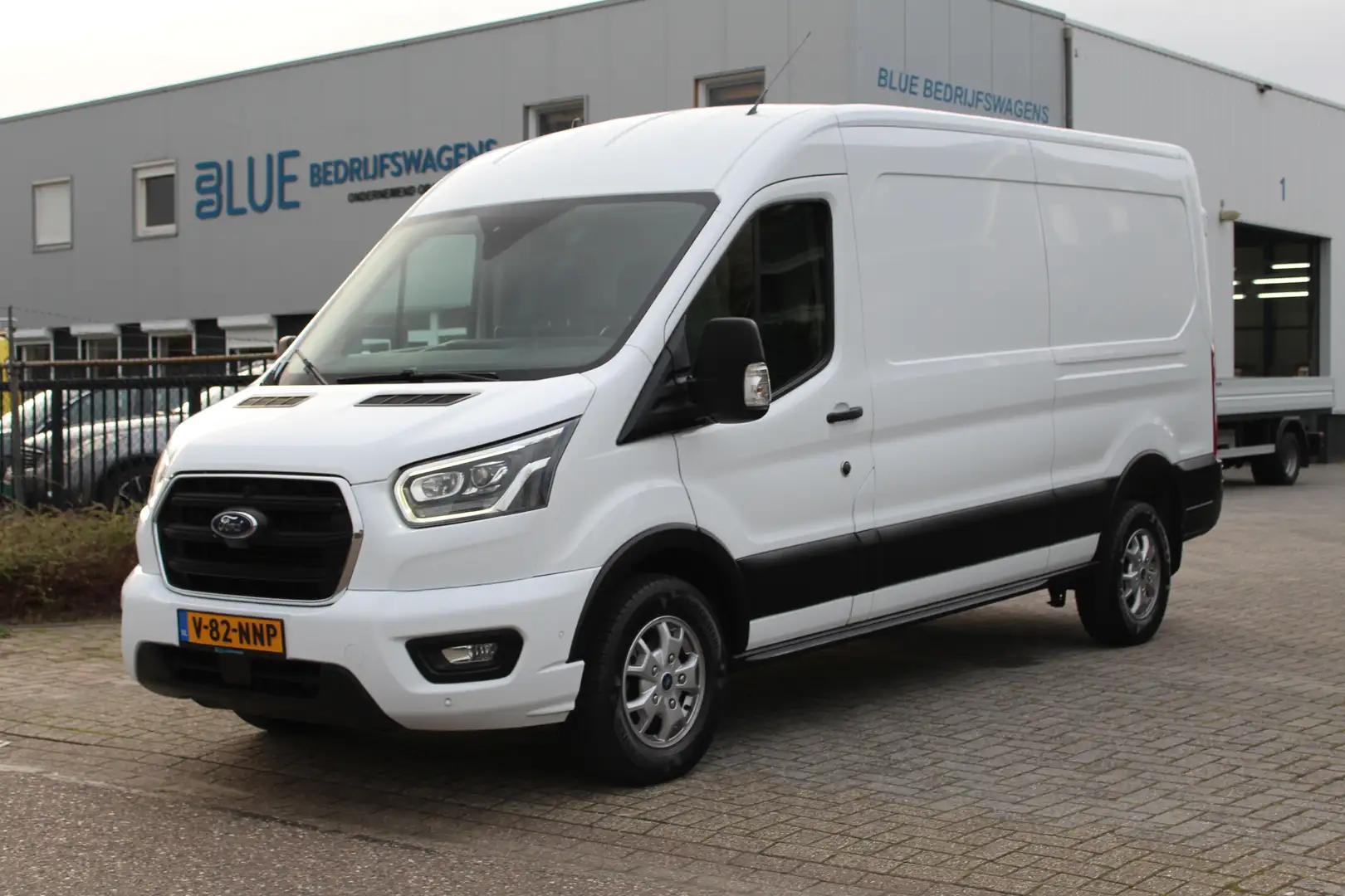 Ford Transit 350 2.0 TDCI 125KW E6 Automaat L3H2 Trend RWD ✓ 3- Weiß - 1