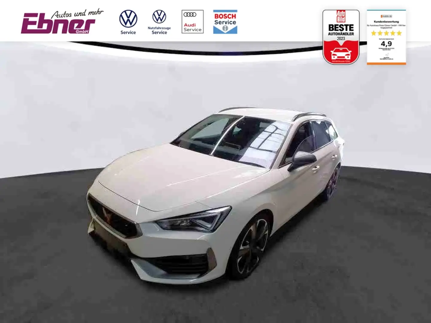 CUPRA Leon Sportstourer VZ 245PS PHEV FSG KAMERA+KEYLESS+ACC+ Weiß - 1