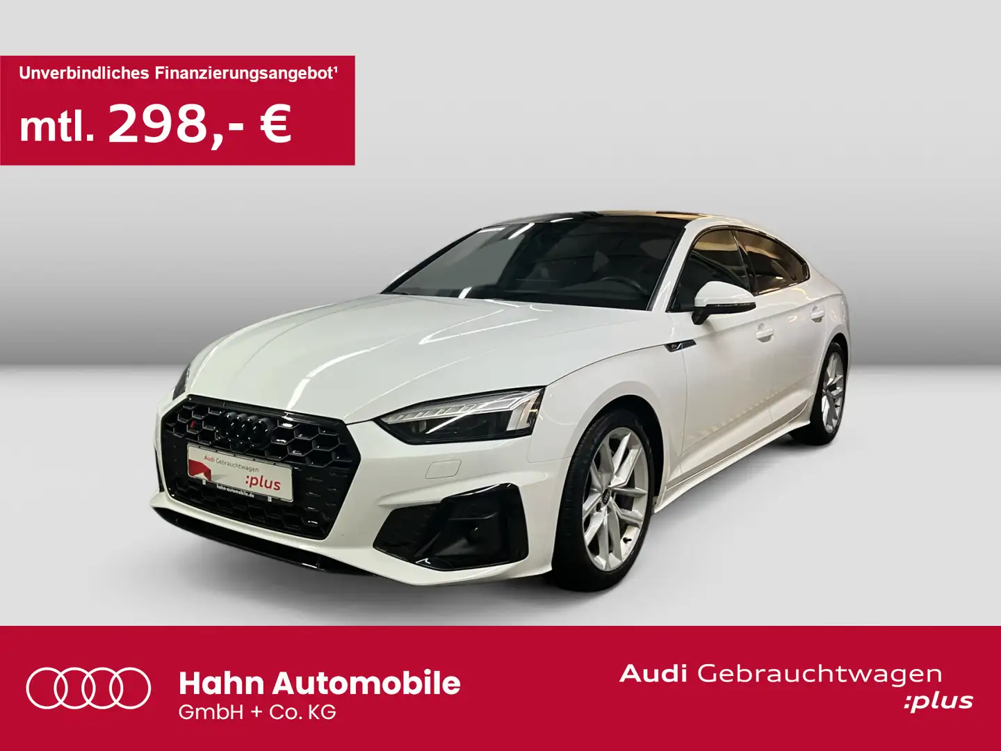 Audi S5 TDI quattro Virtual Pano °360 Carpl Blanc - 1