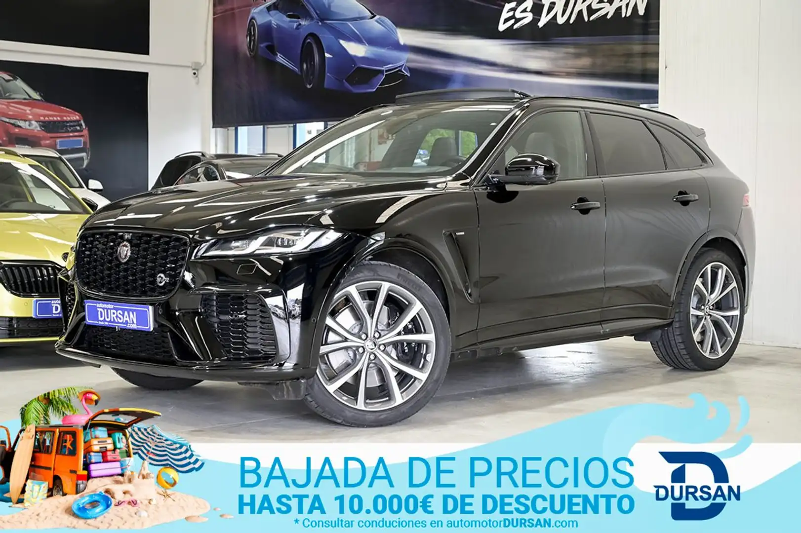 Jaguar F-Pace 5.0 V8 405kW SVR AWD Auto EDITION 1988 Negro - 1