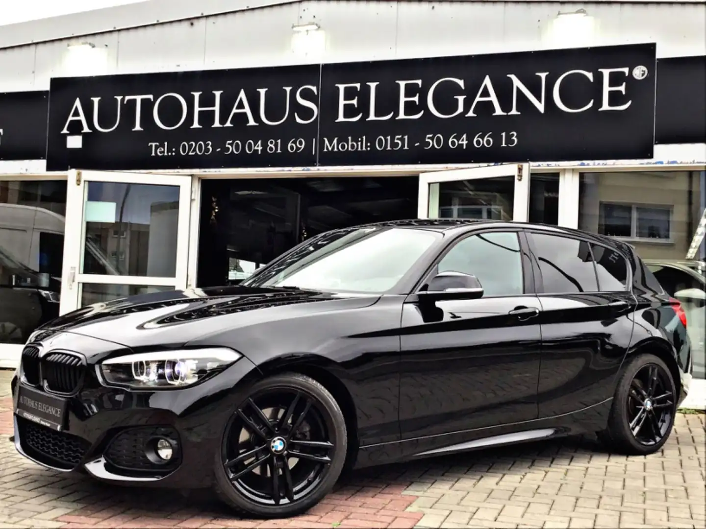 BMW 120 i Edition Aut.~M Paket~Shadow~Navi~Leder~LED Noir - 2