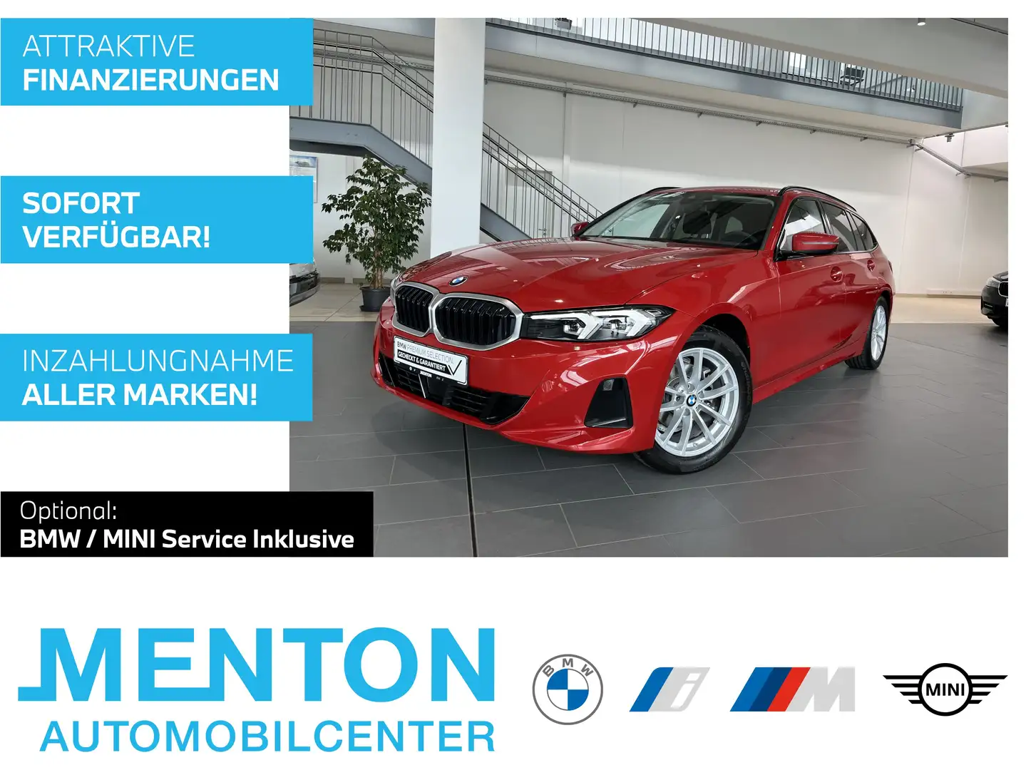 BMW 318 i Head-Up DAB LED RFK Komfortzg. Klimaaut. Rot - 1