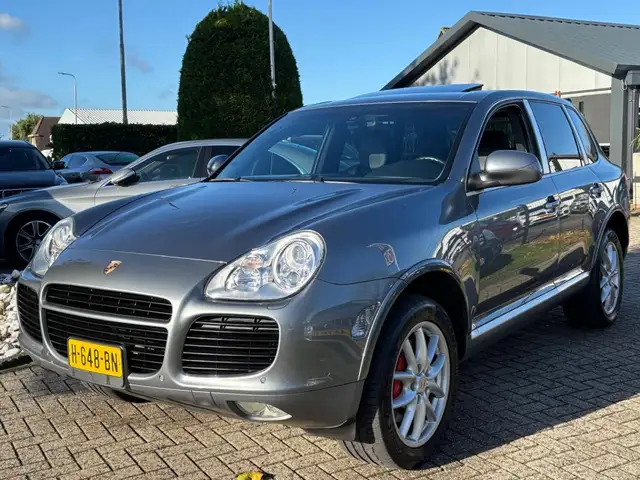 Porsche Cayenne 4.5 TURBO 2004 Grijs Schuifdak Youngtimer