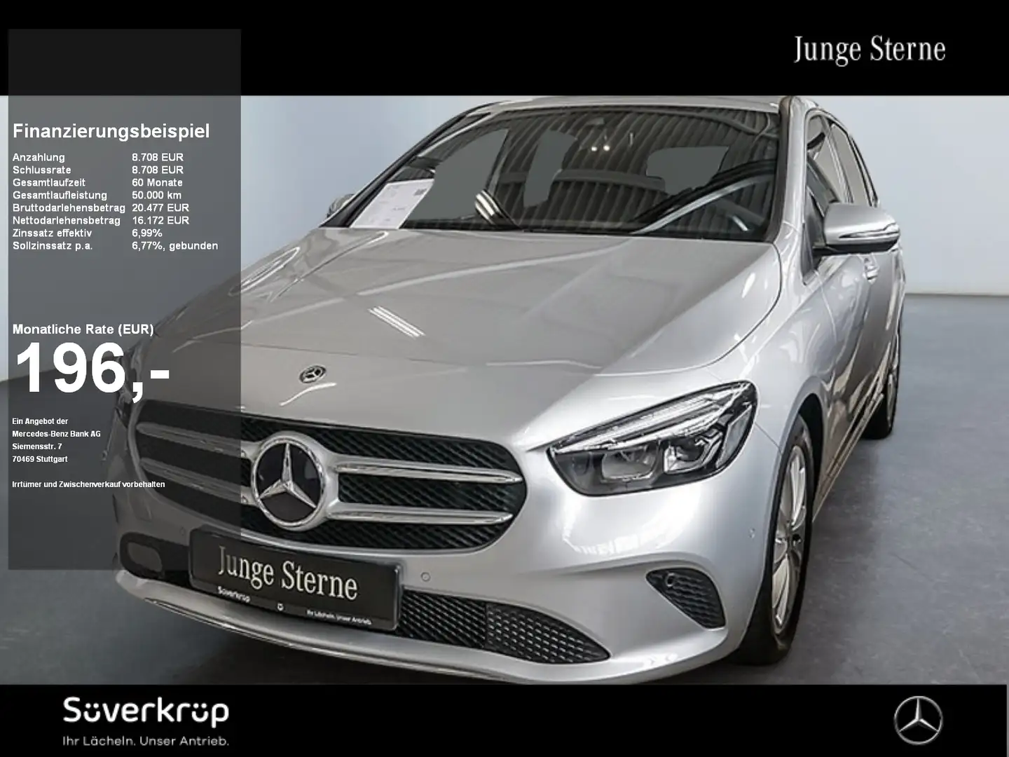 Mercedes-Benz B 180 PREMIUM PROGRESSIVE SPUR KAMERA PDC SHZ Silber - 1
