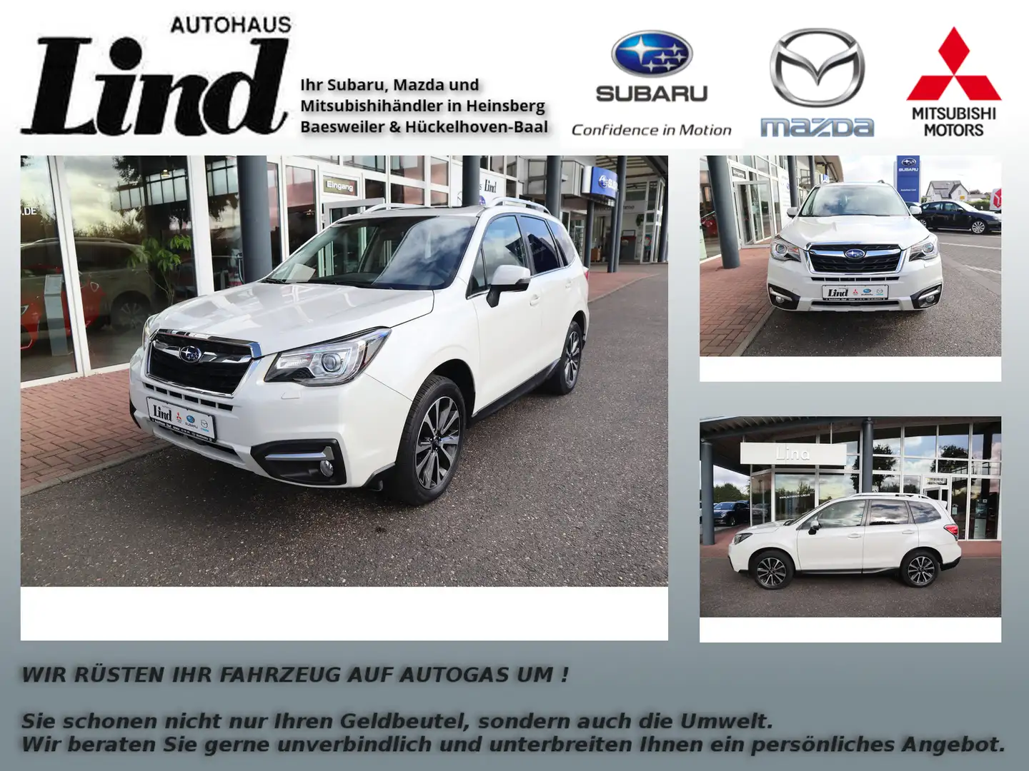 Subaru Forester Platinum LED,LEDER,NAV,UVM... Weiß - 1