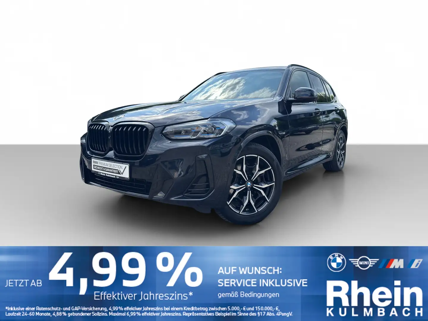 BMW X3 xDrive30d M Sportpaket * TOP AUSSTATTUNG * Noir - 1