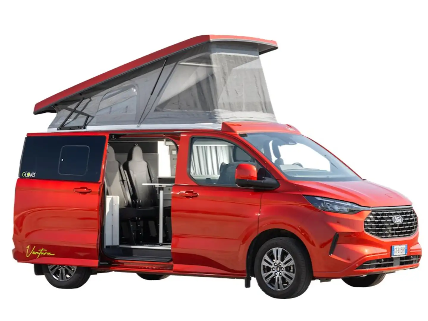 Ford Transit Custom CAMPERVAN C-LOVER AUTOCARAVAN Rosso - 1