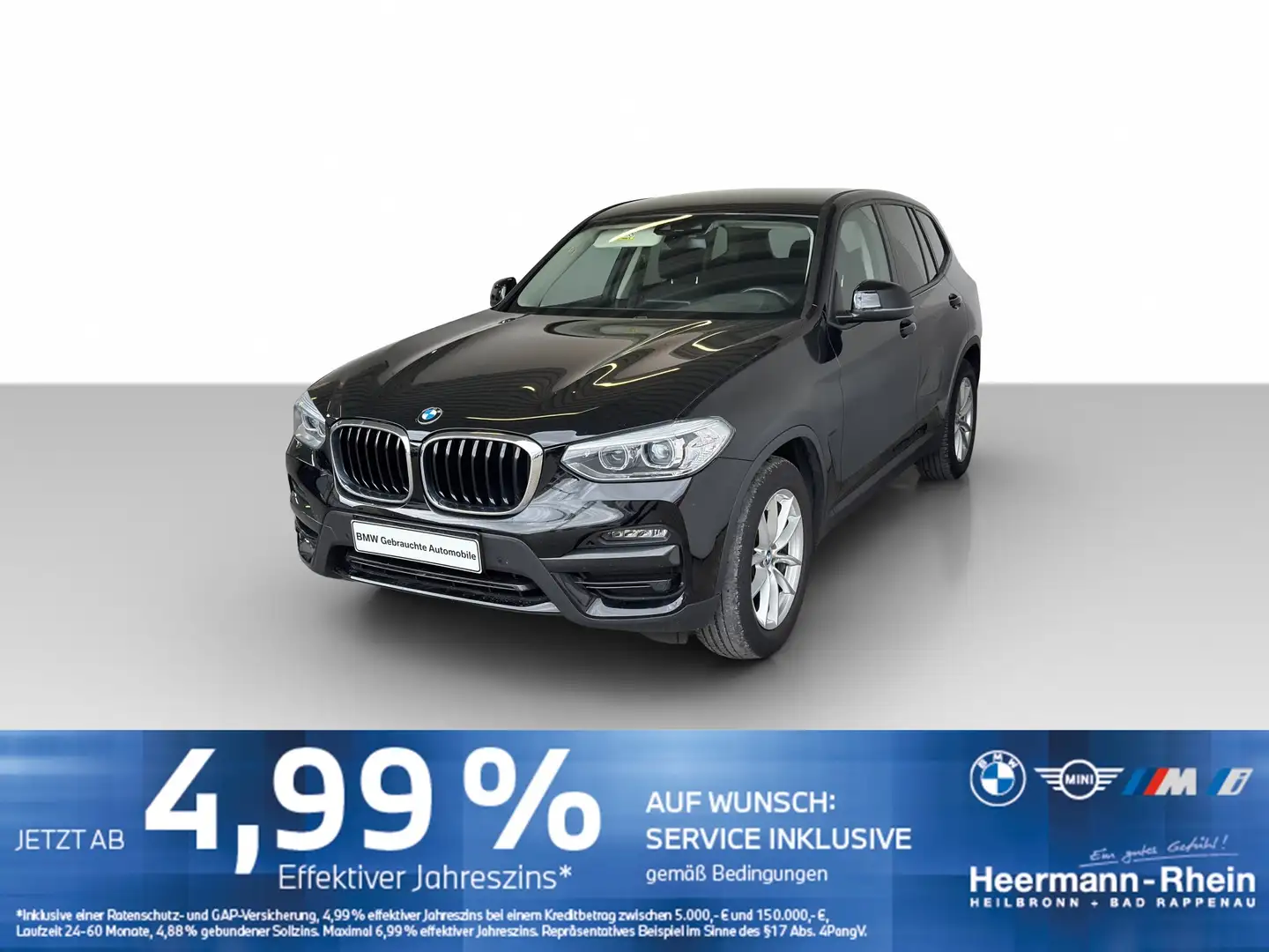 BMW X3 xDrive20dA Advantage Navi.LED.PDC.SHZ.Klimaau Schwarz - 2
