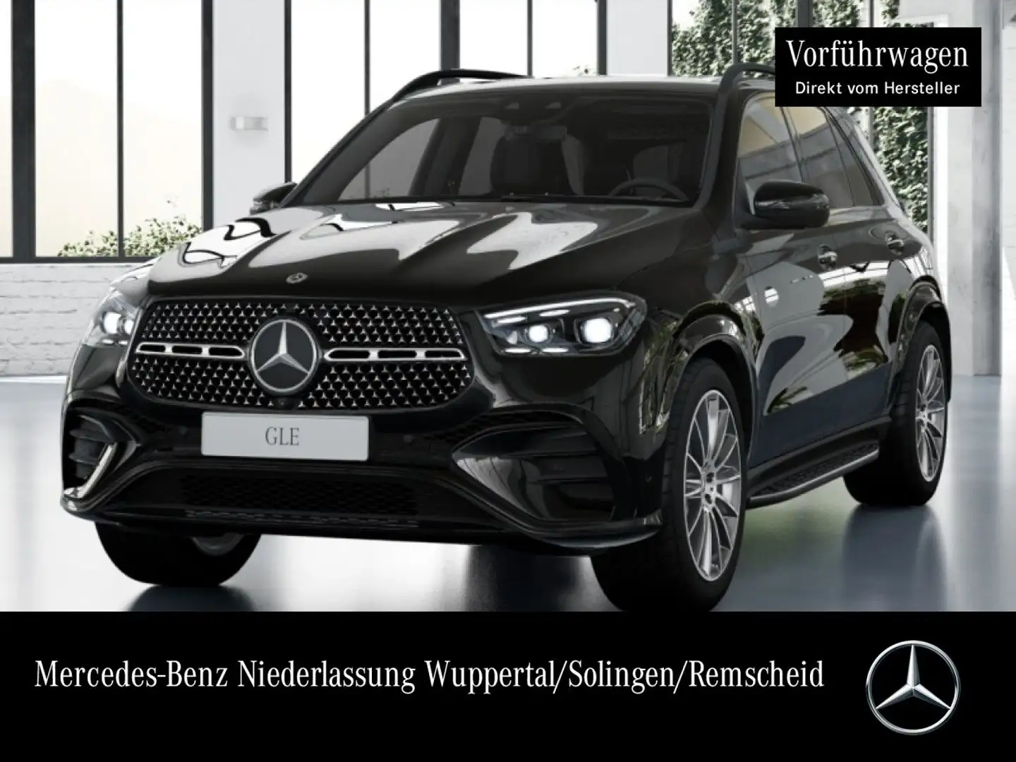 Mercedes-Benz GLE 350 de 4M AMG+NIGHT+PANO+360+AHK+MULTIBEAM+21" Noir - 1