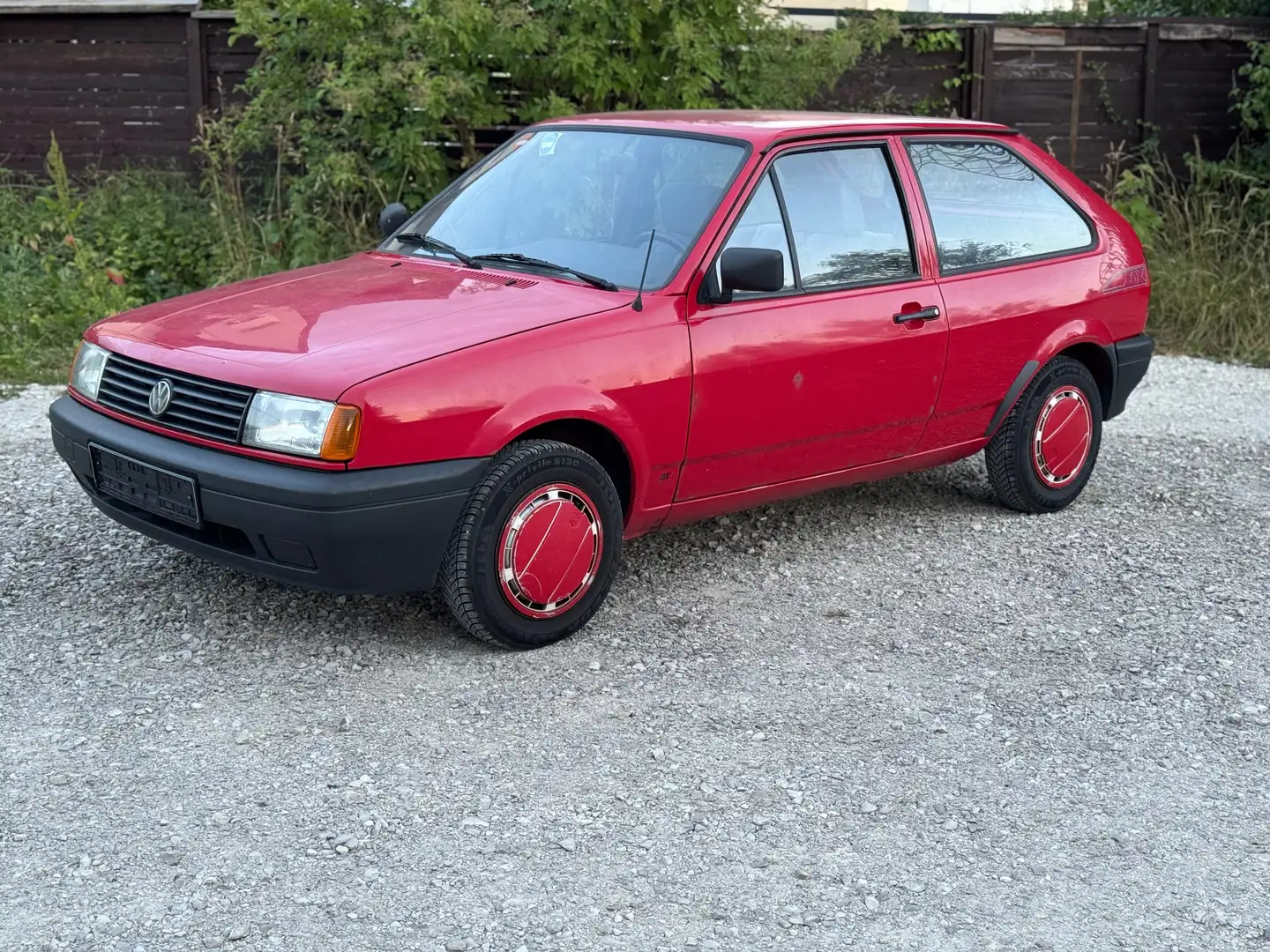 Volkswagen Polo Fox 86c TÜV NEU! KUNDENDIENST NEU! Червоний - 2