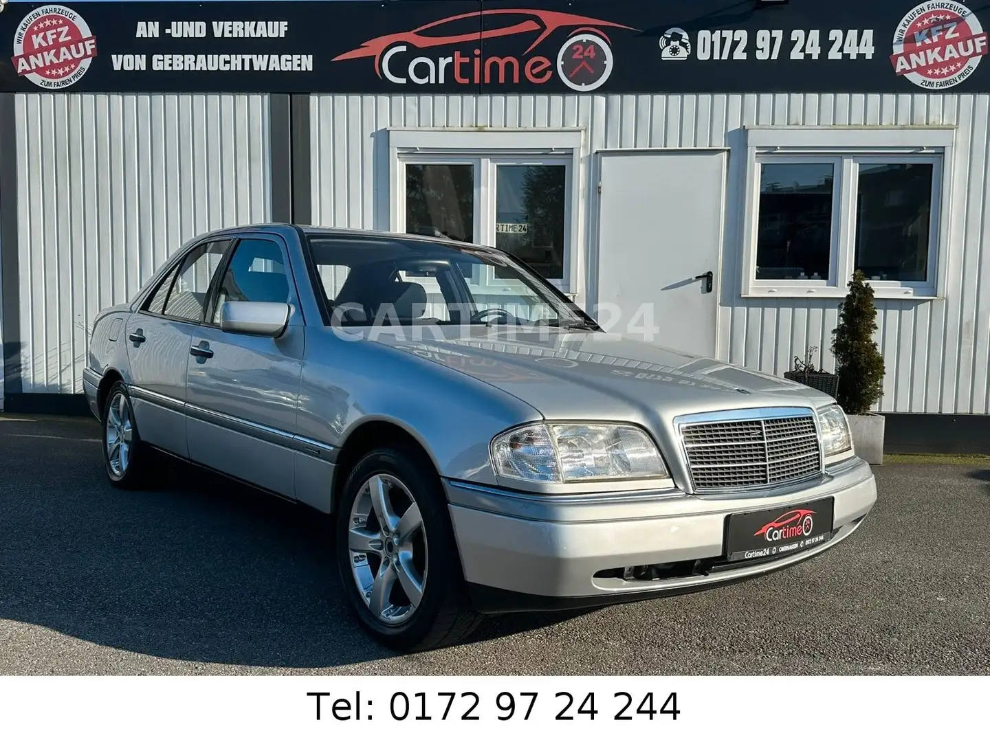 Mercedes-Benz C 180 Elegance *RENTNER*AUTOMATIK*TÜV *OLDTIMER* Silber - 2