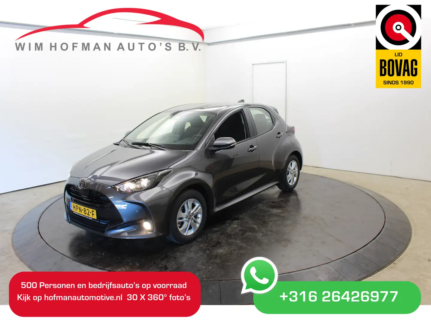 Toyota Yaris 1.5 Hyb Nieuw Rijklaar Camera PDC v+a Stoel/Stuur Grijs - 1