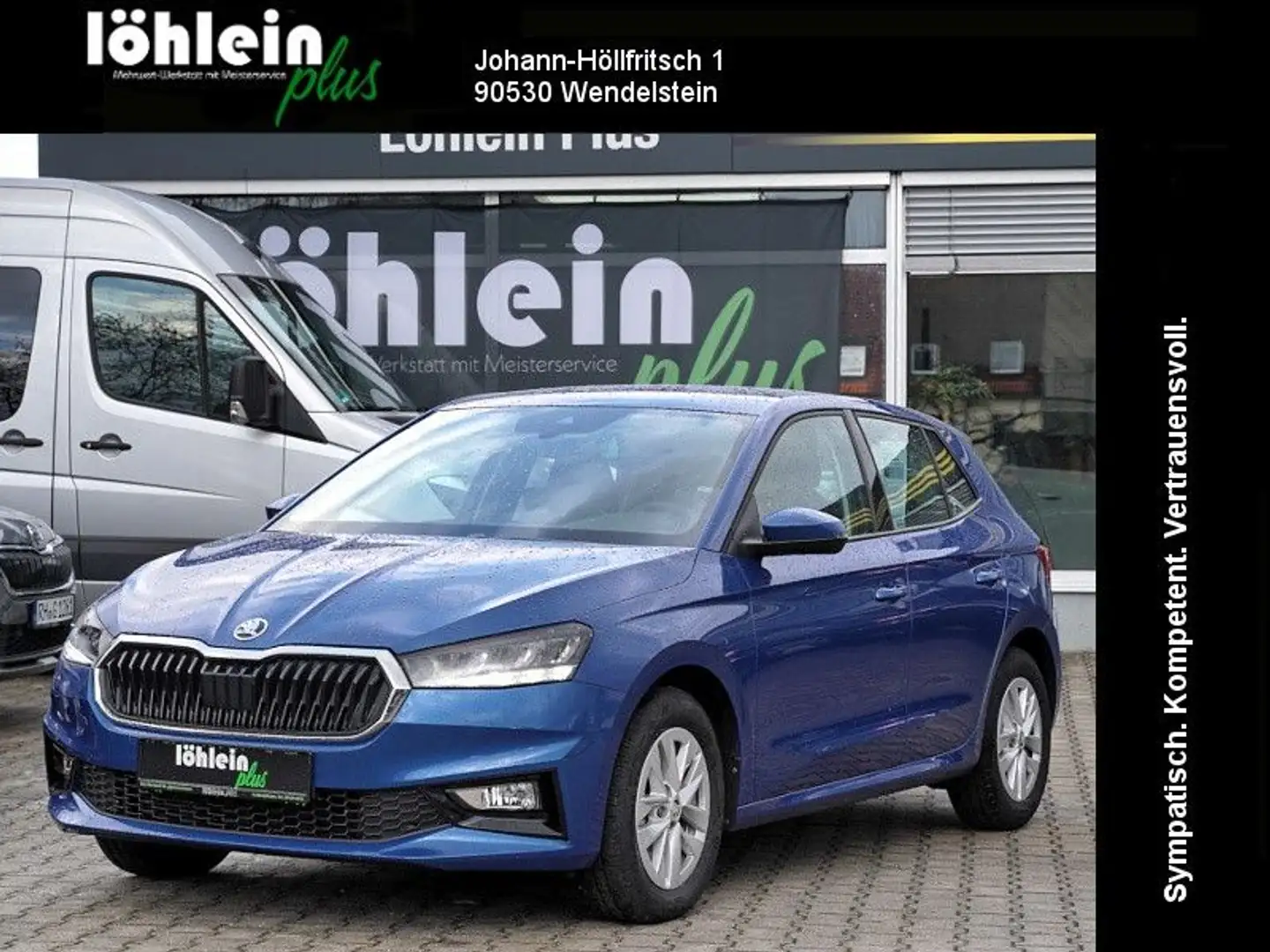 Skoda Fabia 1.0l MPI *PDC+KLIMA+SHZ Синий - 1