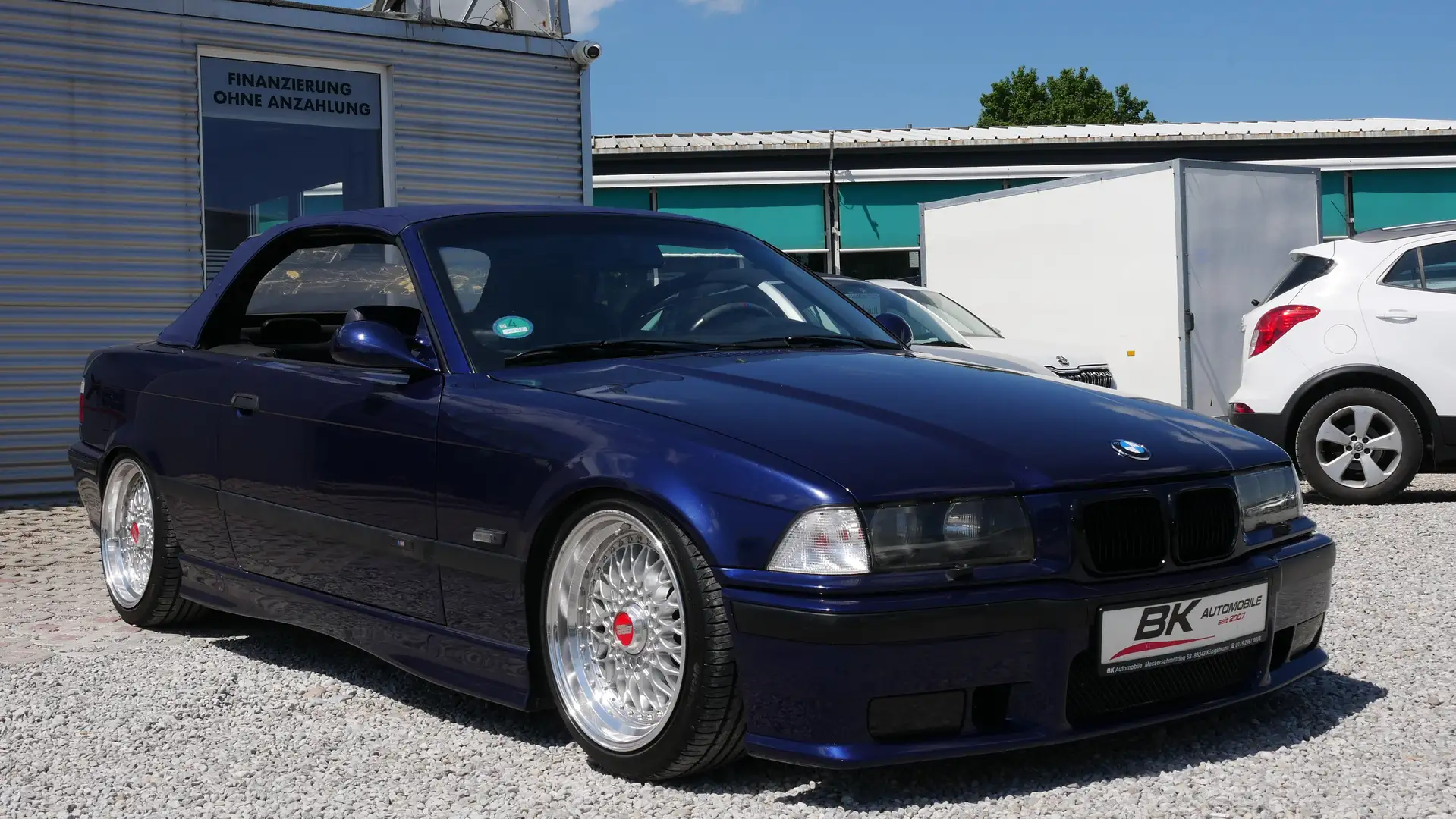 BMW 328 i Cabrio Lenso Bsx Sitzheizung Klimaautomatik AUX Modrá - 1