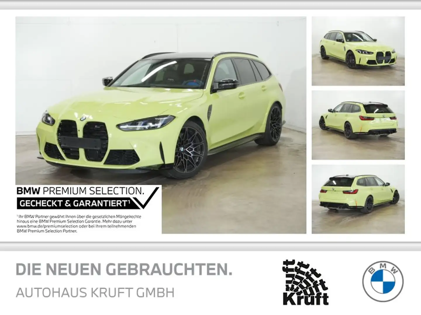 BMW M3 Competition xDrive Touring HUD+ACC+KAMERA+LED Jaune - 1