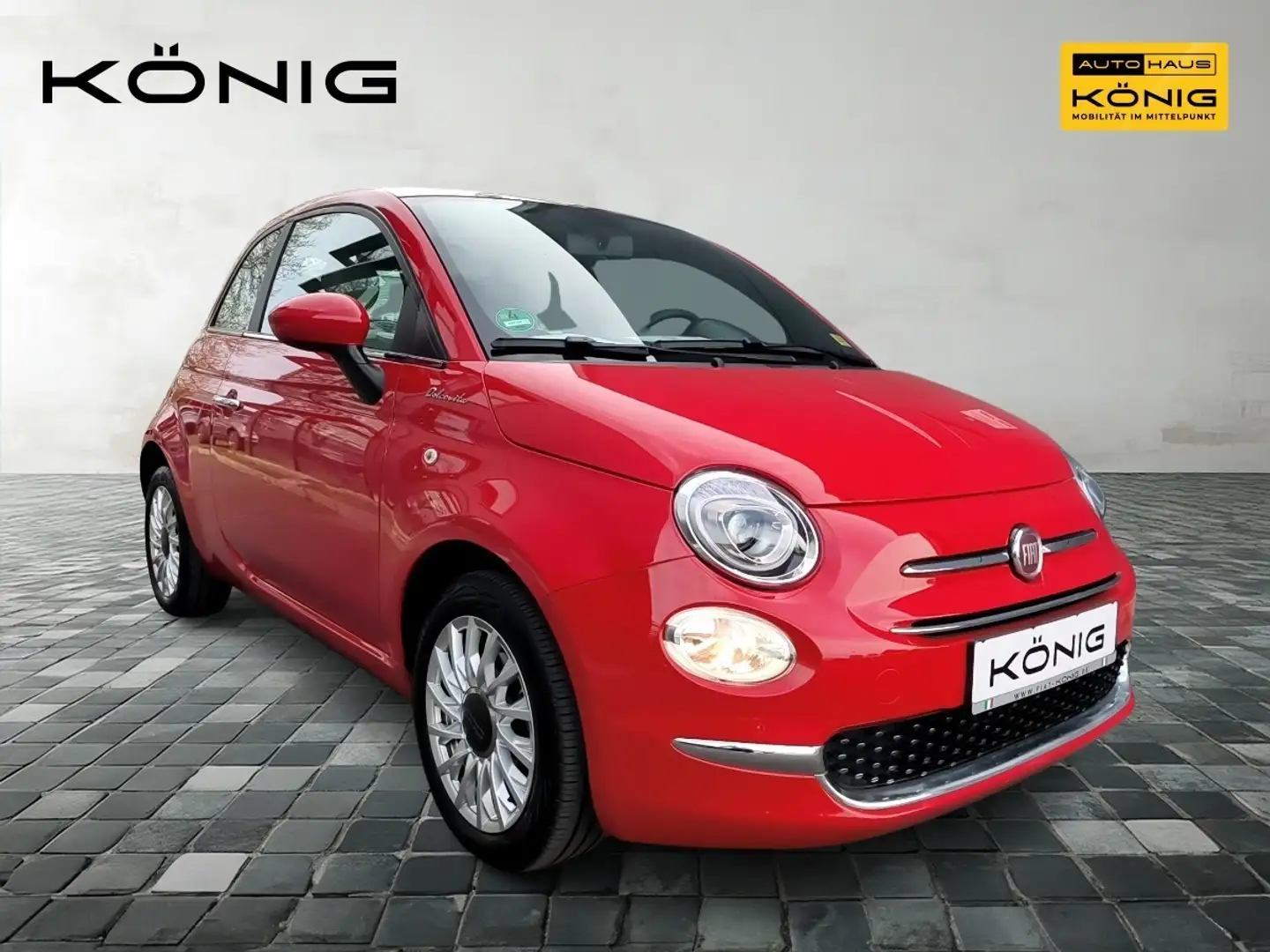 Fiat 500 1.0 GSE DOLCEVITA*PANORAMADACH*LEDER*KLIMA* Rot - 2