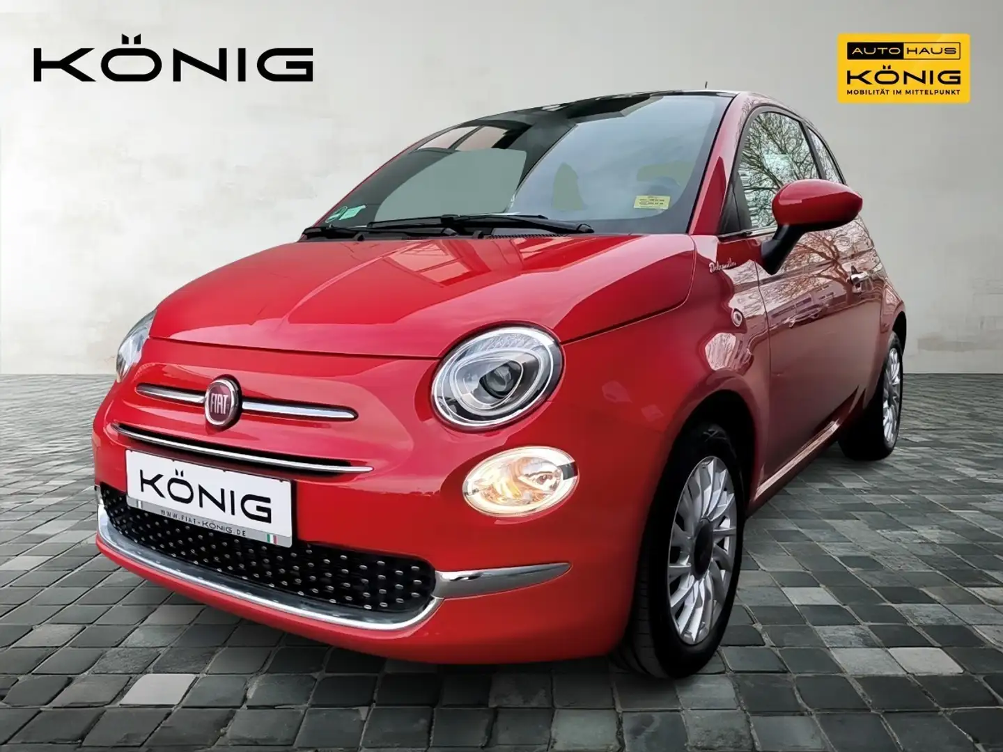 Fiat 500 1.0 GSE DOLCEVITA*PANORAMADACH*LEDER*KLIMA* Rot - 1