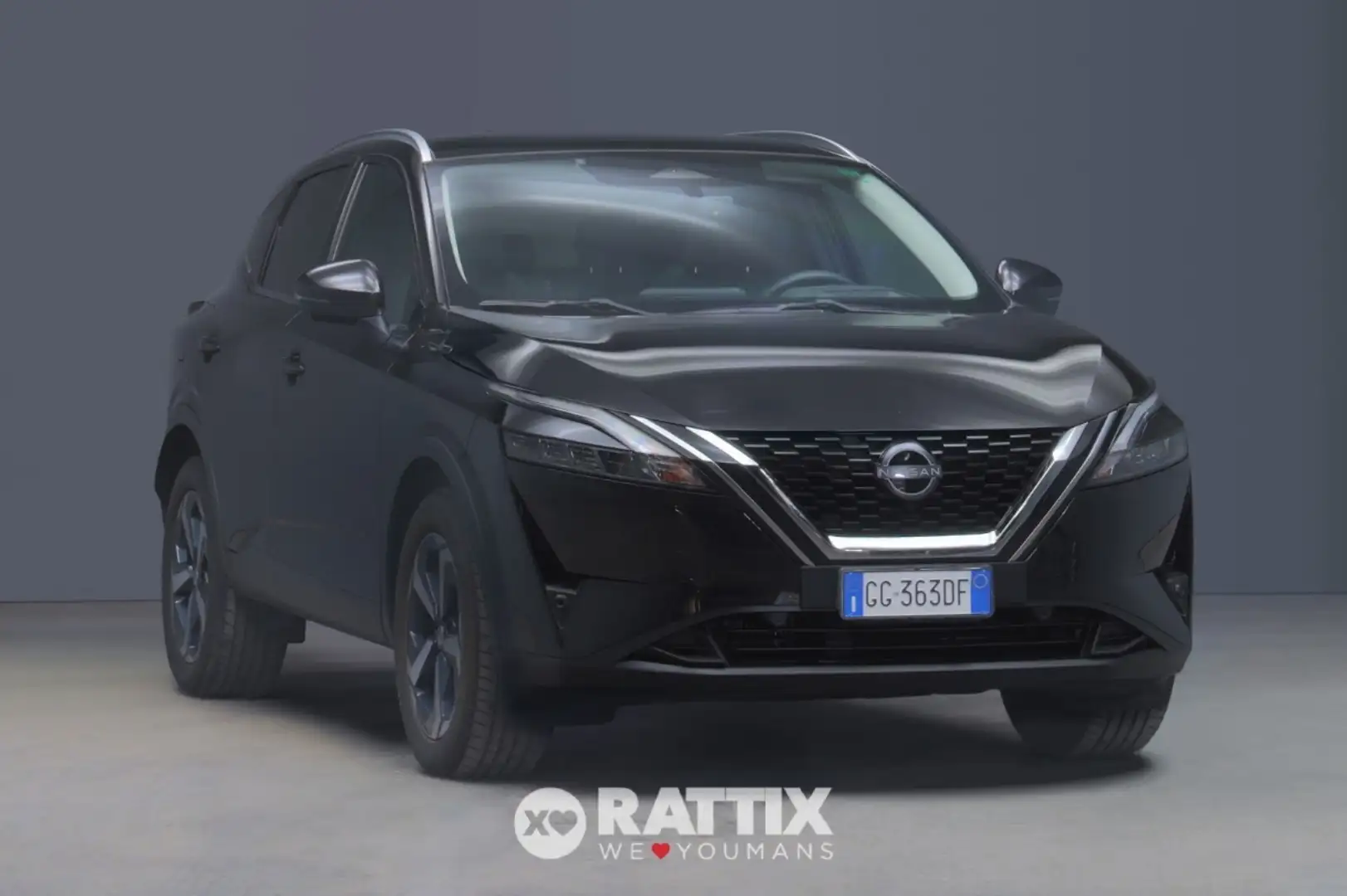Nissan Qashqai 1.3 Mhev 140CV N-Connecta + tetto panoramico Nero - 1