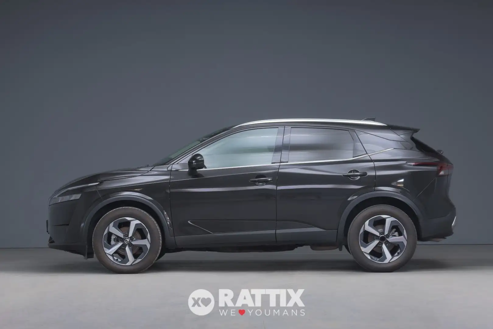 Nissan Qashqai 1.3 Mhev 140CV N-Connecta + tetto panoramico Nero - 2