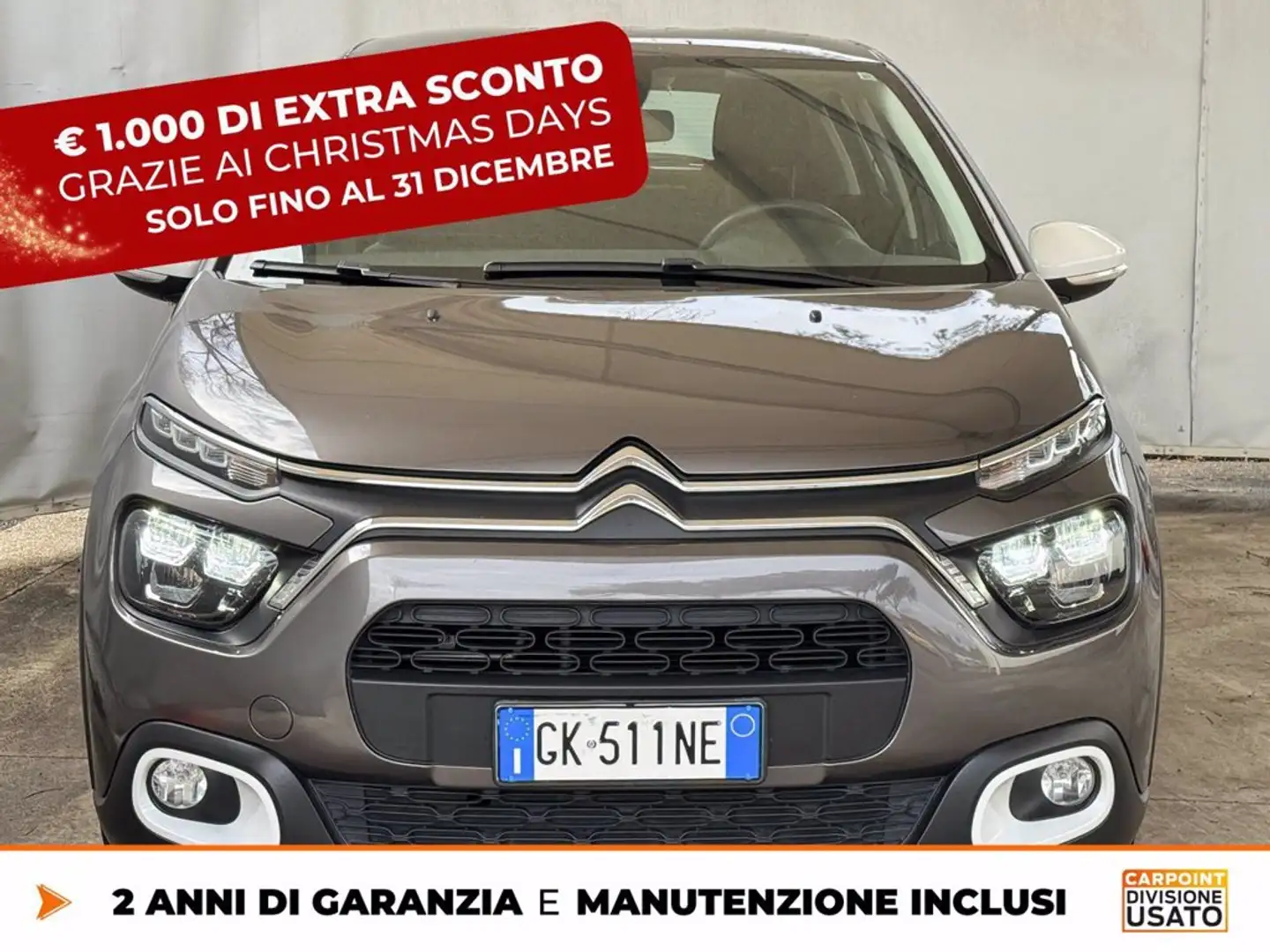 Citroen C3 1.2 puretech feel pack s&s 83cv Grigio - 2