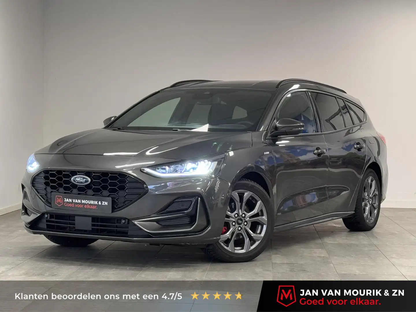 Ford Focus Wagon 1.0 EcoBoost 125 Hybrid ST Line | Achteruitr Gris - 1
