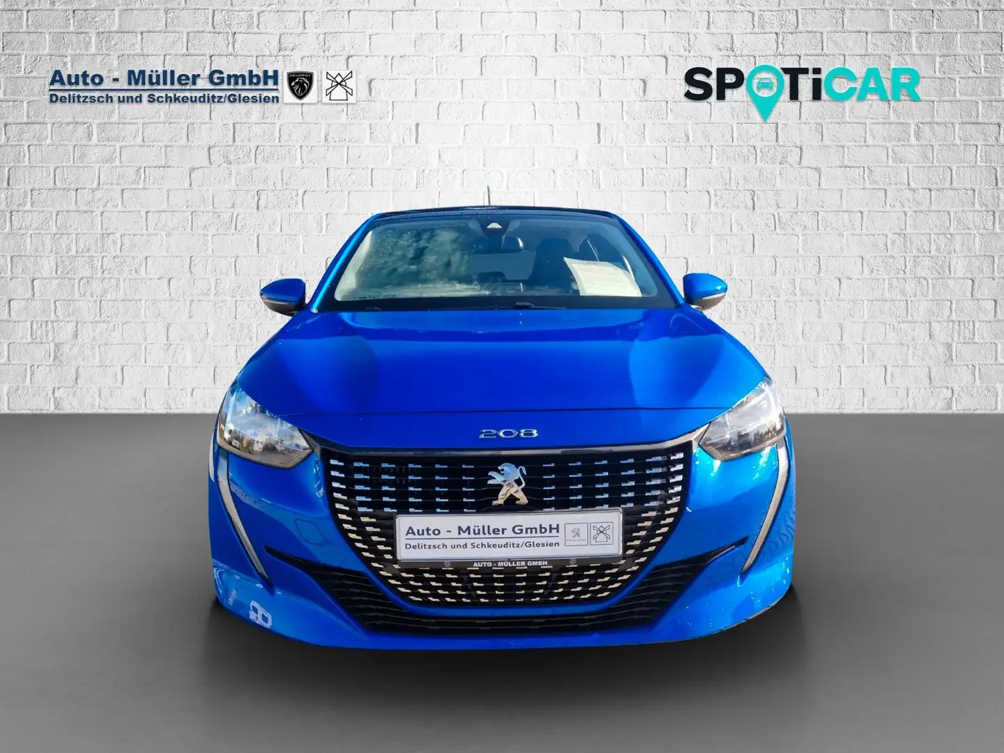 Peugeot 208 100 Allure "Neues Modell" Navi/Sitzheizung Blau - 2