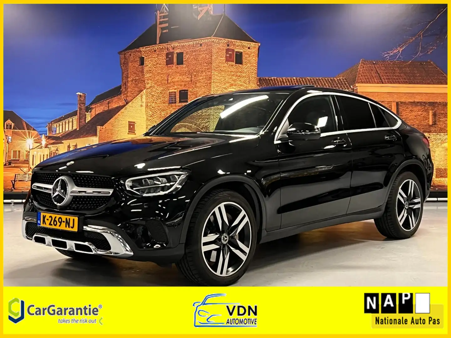 Mercedes-Benz GLC 220 Coupé 220d 4Matic Premium Aut Burmester Camera LED Zwart - 1