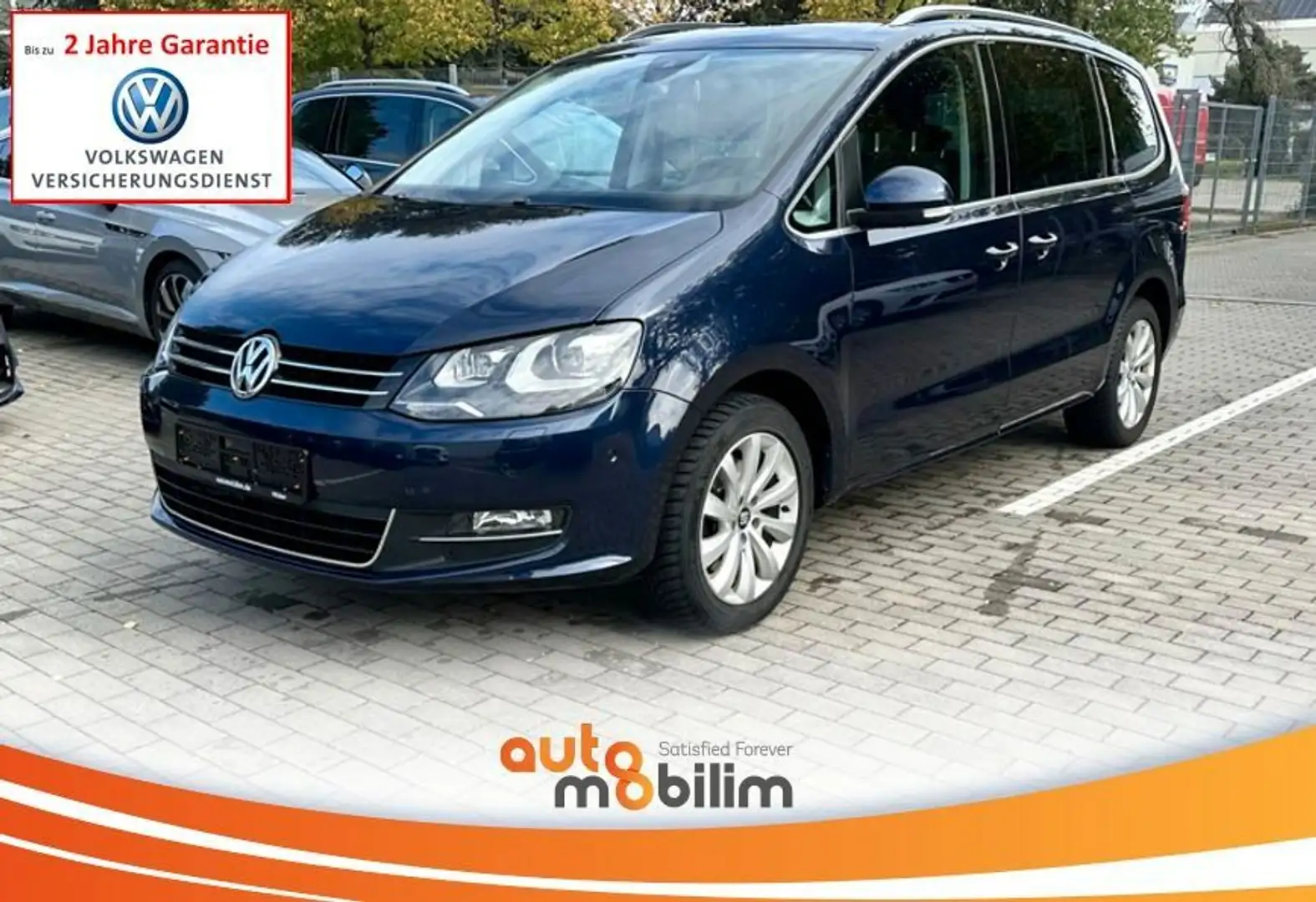 Volkswagen Sharan Highline 2.0 TDI*DSG*7-Sitz*PANO*E-Türe* Blau - 1